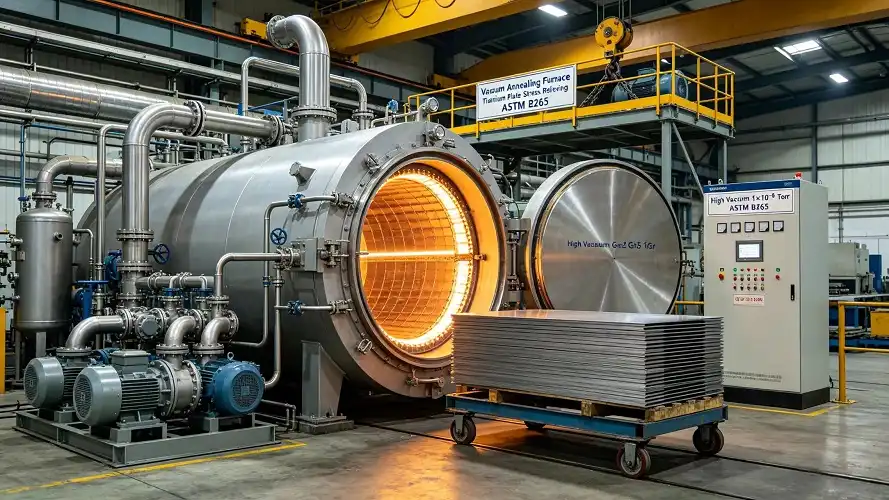 	titanium sheet vacuum annealing furnace