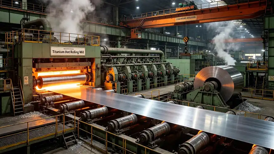 Hot Rolling of Titanium Plate Hot Rolling of Titanium Plate