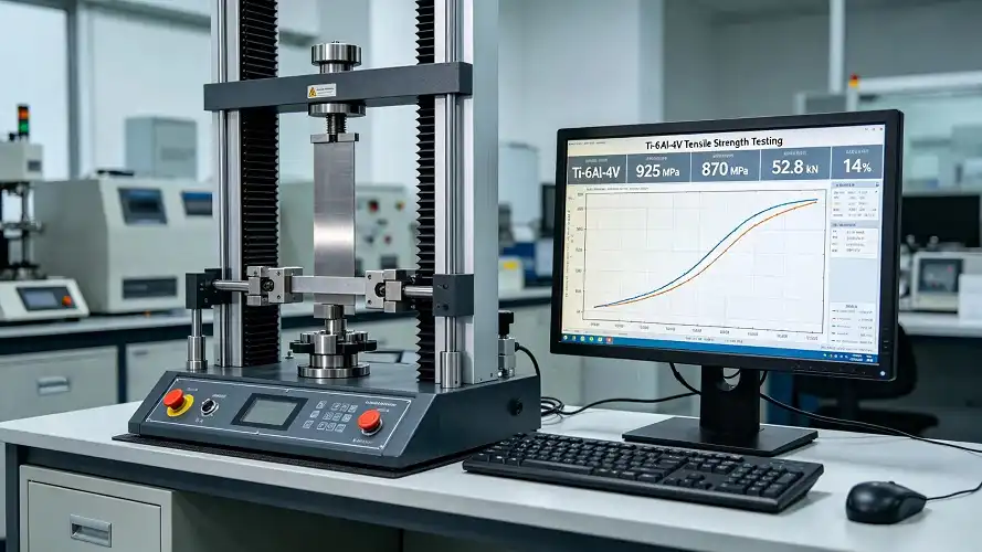 Titanium Tensile Strength Test