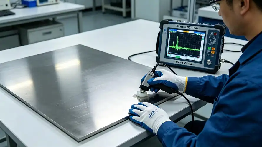 Ultrasonic Inspection for Titanium Plate