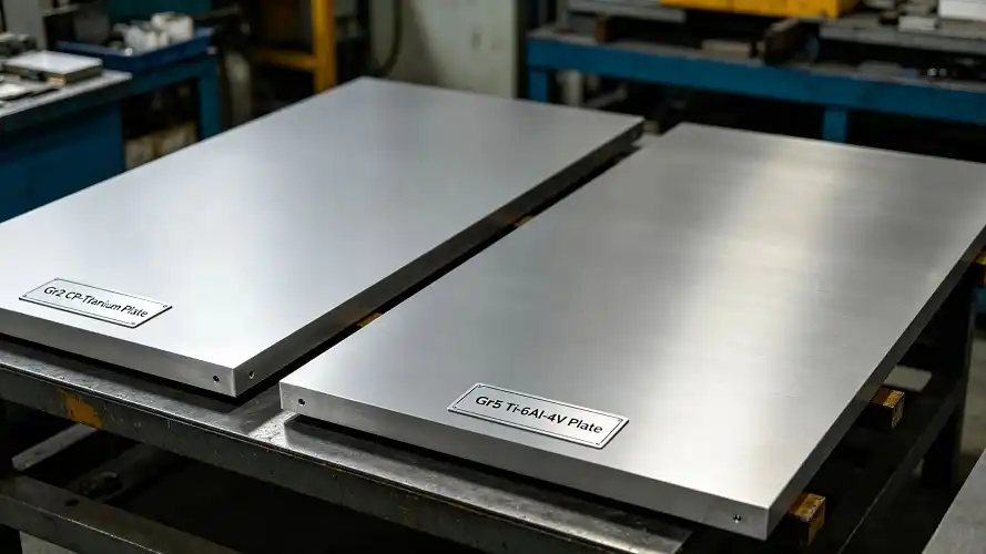 Gr2 & Gr5 Titanium Plate Comparison