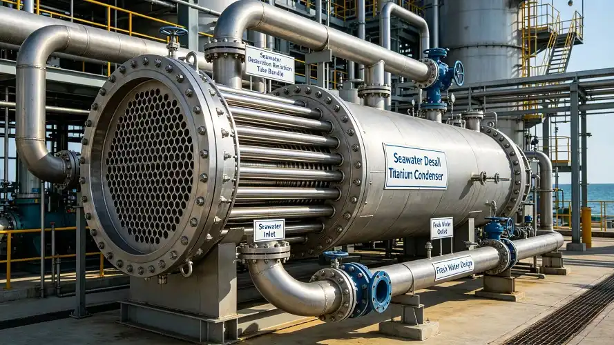 Titanium Components for Marine & Desalination Titanium Components for Marine & Desalination