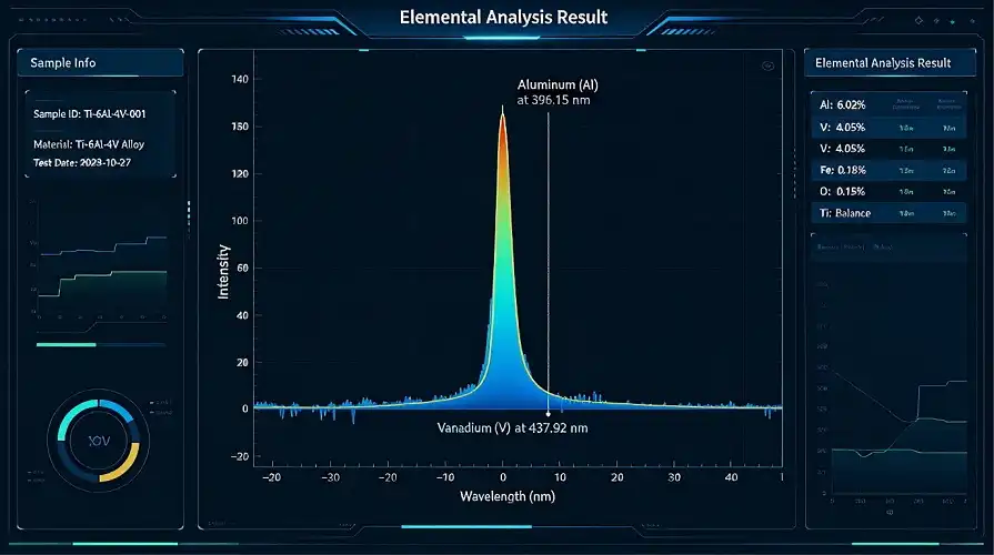 Optical Emission Spectrometry Chemical Composition Inspection