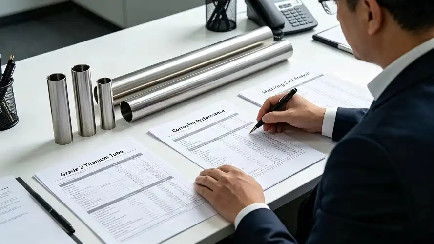Gr2 Titanium Tube Technical Evaluation Scene Gr2 Titanium Tube Technical Evaluation Scene
