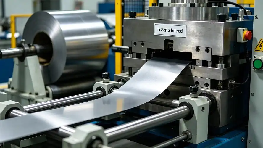 Automated Titanium Stamping Line Automated Titanium Stamping Line