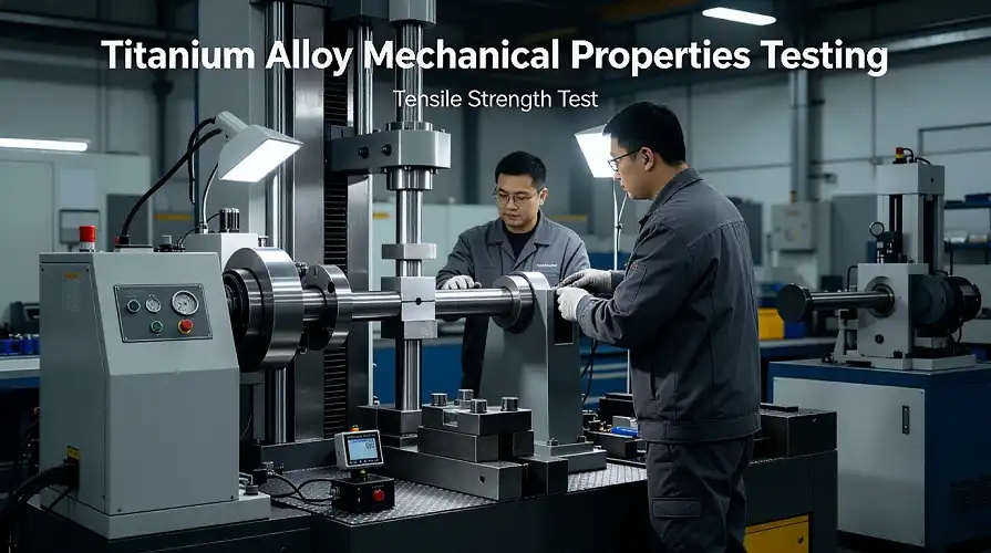 Titanium Tensile Mechanical Test Lab Titanium Tensile Mechanical Test Lab