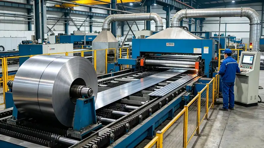 Laser Cutting of Titanium Coil
