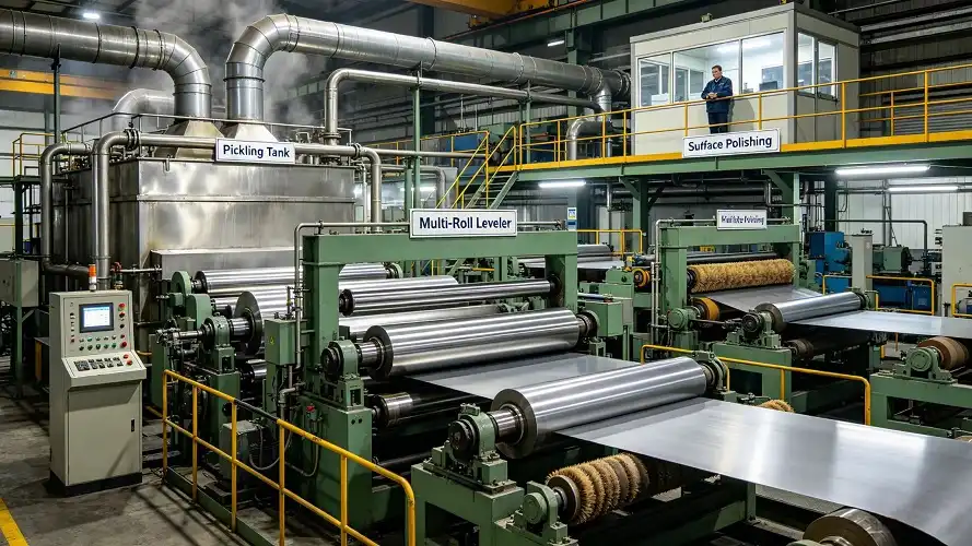 Titanium sheet pickling production line Titanium sheet pickling production line