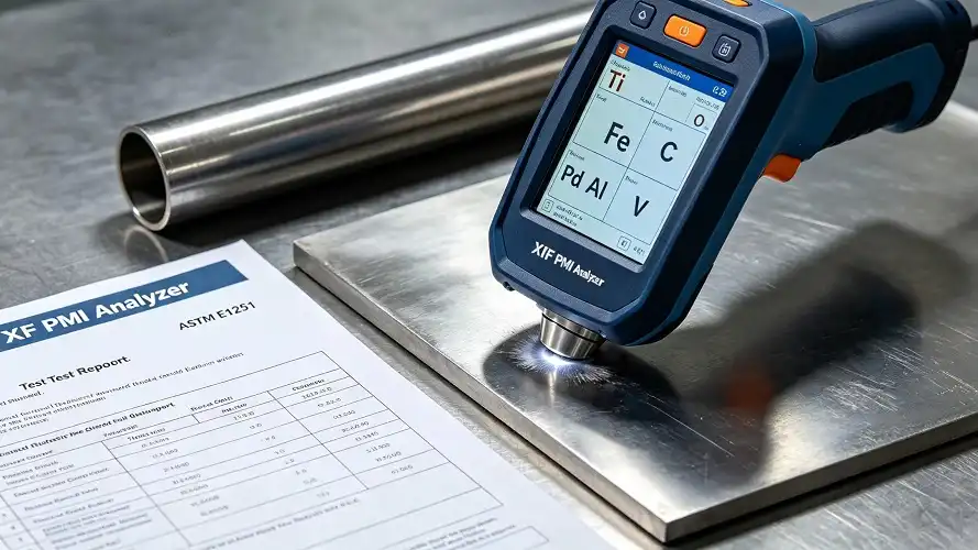 XRF chemical composition analysis lab