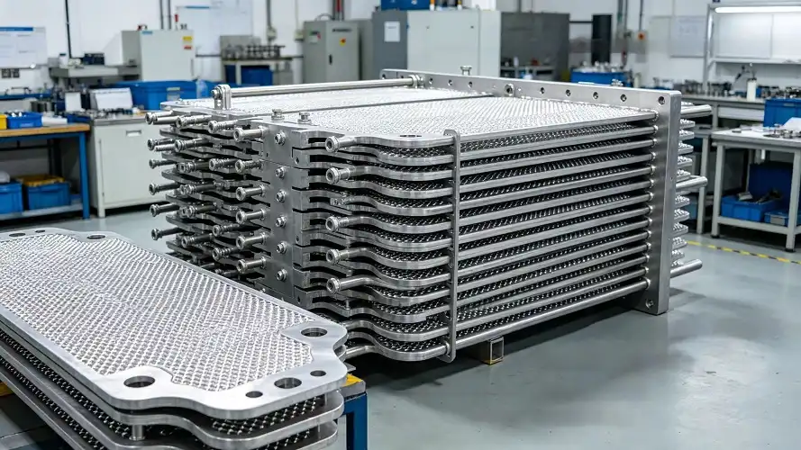 Titanium Plate Heat Exchanger Components