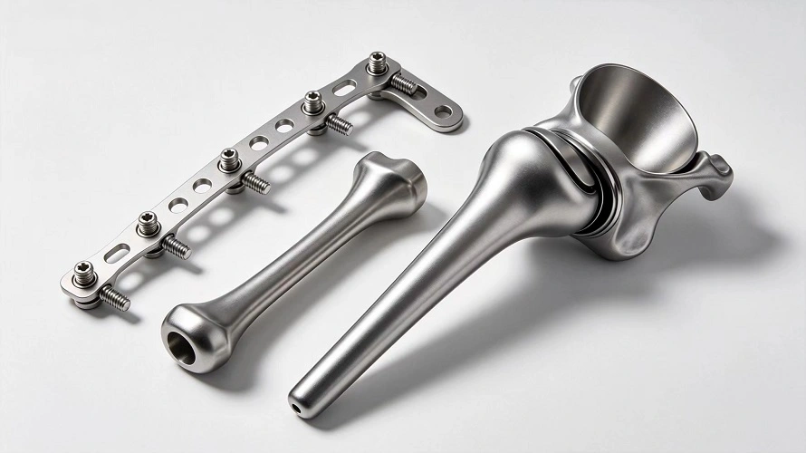 Medical Grade Titanium Components from Gr1/Gr4 Coil Medical Grade Titanium Components from Gr1/Gr4 Coil