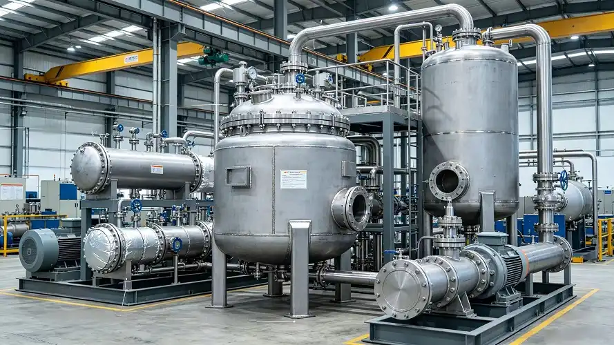 Titanium equipment for chemical processing