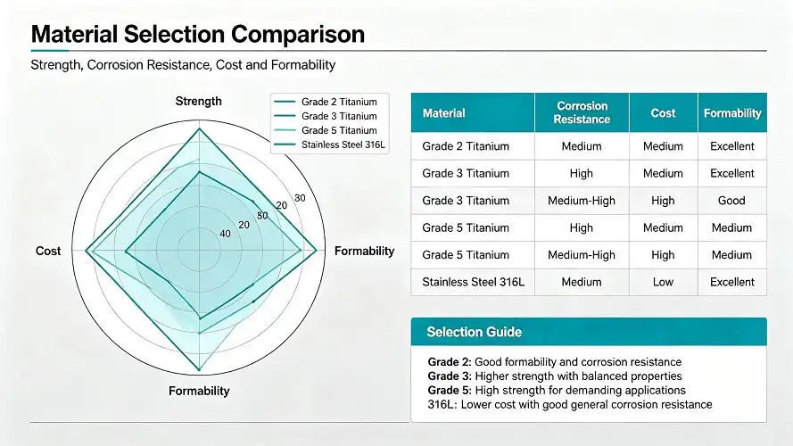 Material Grade Comparison