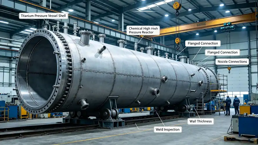 	Titanium Pressure Vessel Shell	