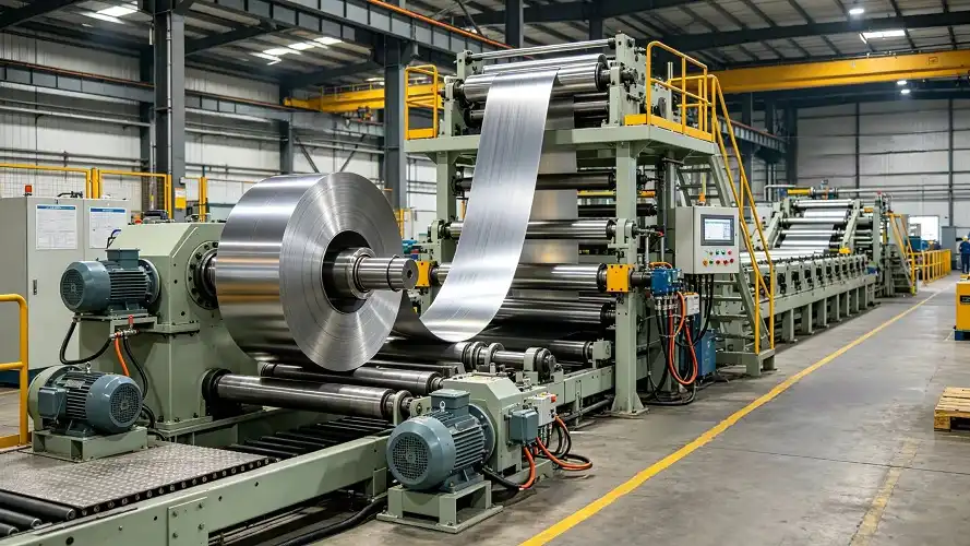 	Titanium coil uncoiling equipment