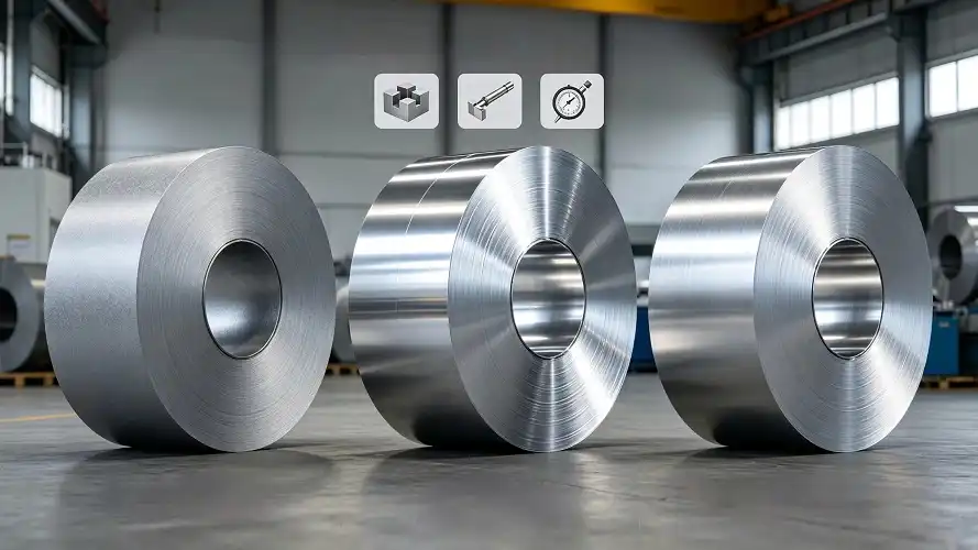 Titanium coil surface finish comparison Titanium coil surface finish comparison
