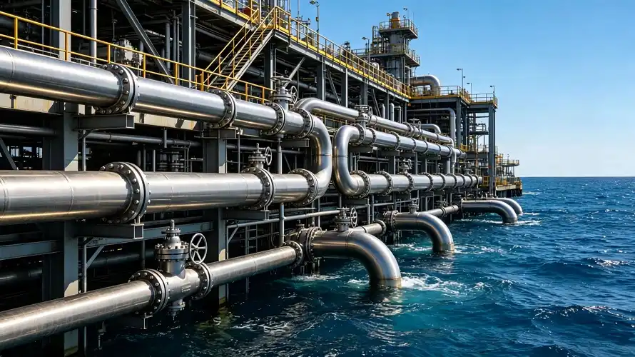 Titanium hydraulic manifold for offshore platform Titanium hydraulic manifold for offshore platform