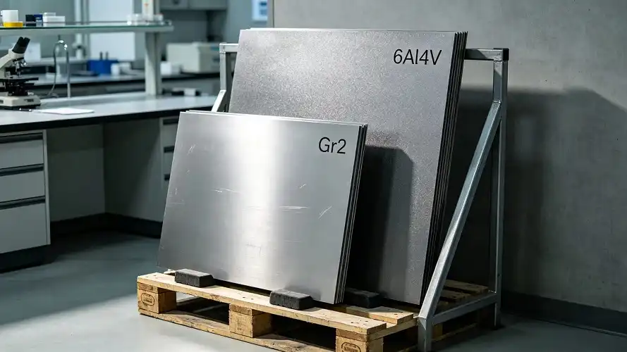 CP Gr2 and 6Al4V titanium sheet comparison CP Gr2 and 6Al4V titanium sheet comparison