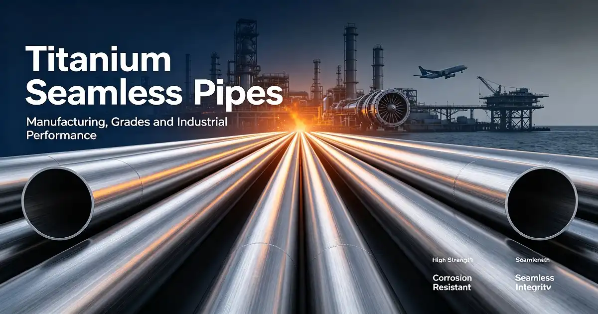 How are titanium seamless pipes made?