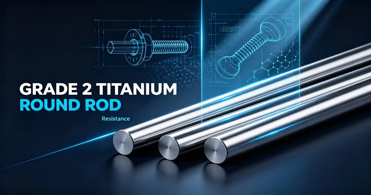 Grade 2 Titanium Round Rod for Aerospace and Medical Parts
