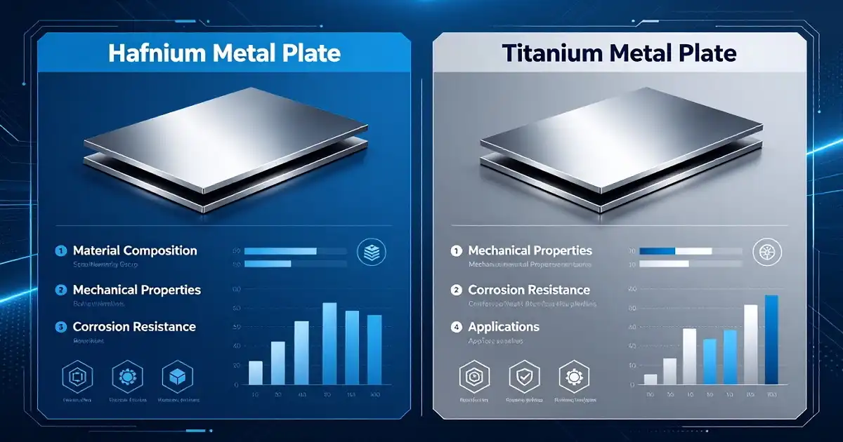Hafnium Metal Plate vs titanium metal plate: Key Differences