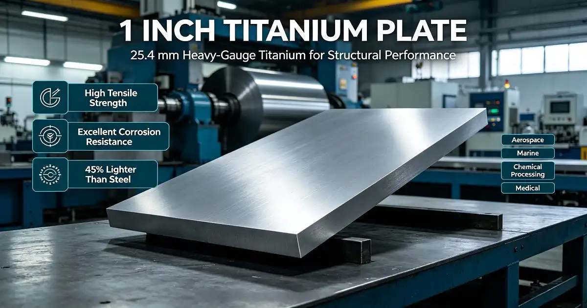 What Industries Use 1 Inch Titanium Plate for Structural Components?