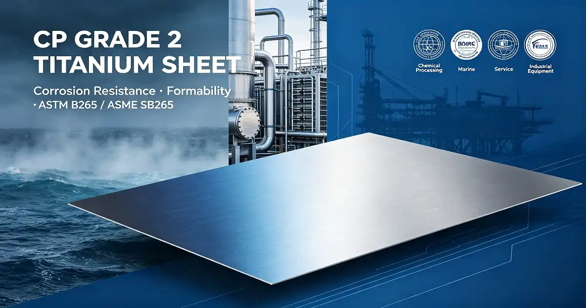 How to Choose CP Grade 2 Titanium Sheet for Corrosive Service