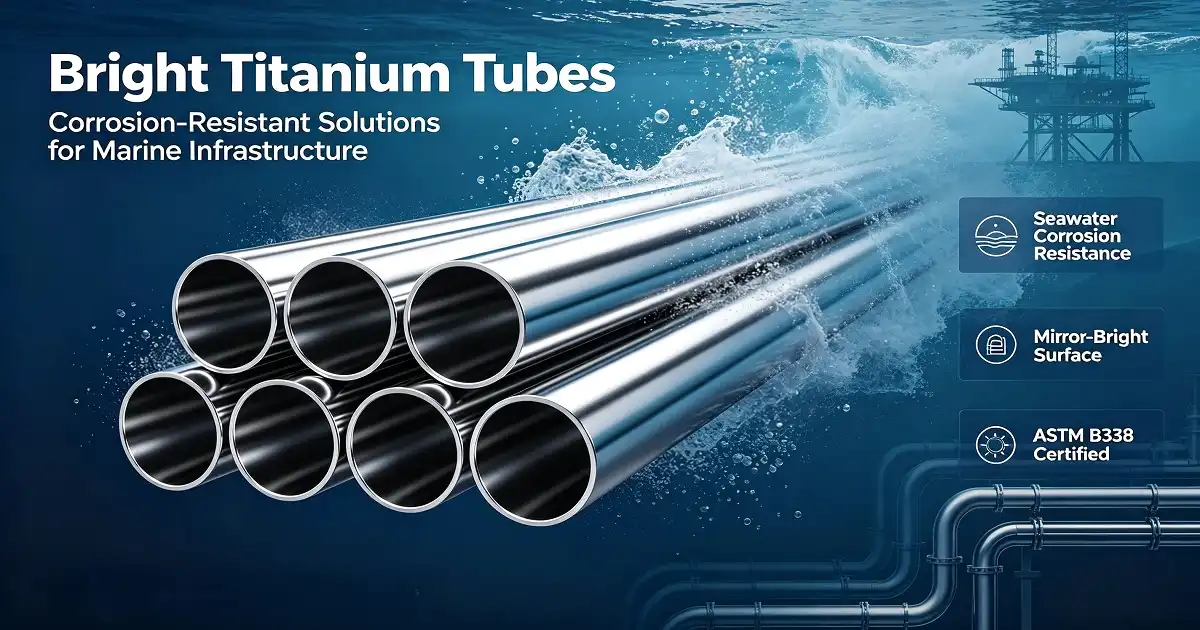 Corrosion-Resistant Bright Titanium Tube for Marine Use