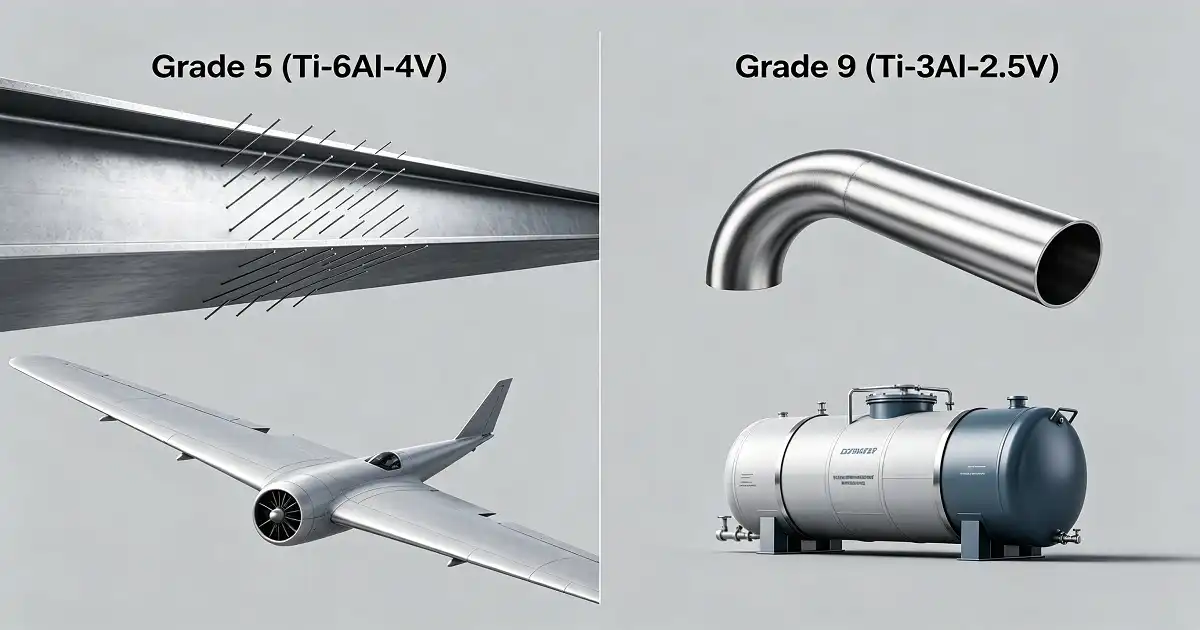 Grade 9 vs Grade 5 Titanium Comparison: Choosing The Right Titanium Alloy For The Job