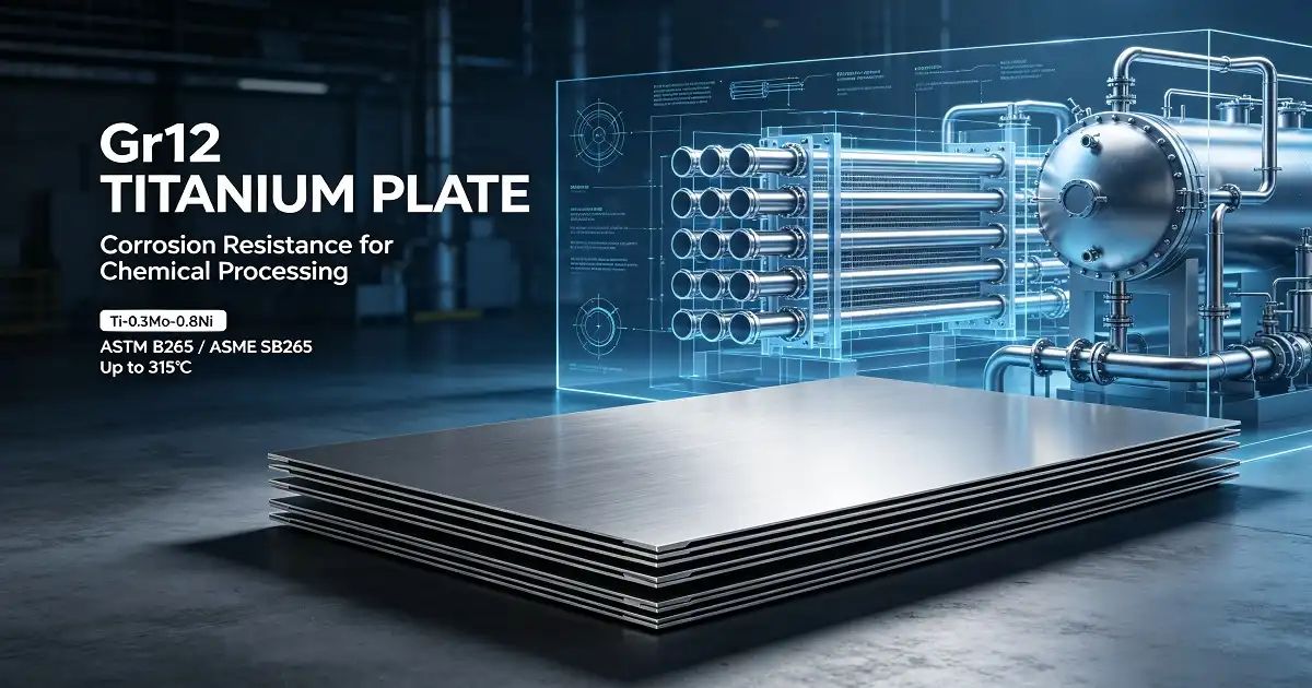 Why Is Gr12 Titanium Plate Used in Chemical Processing Equipment?
