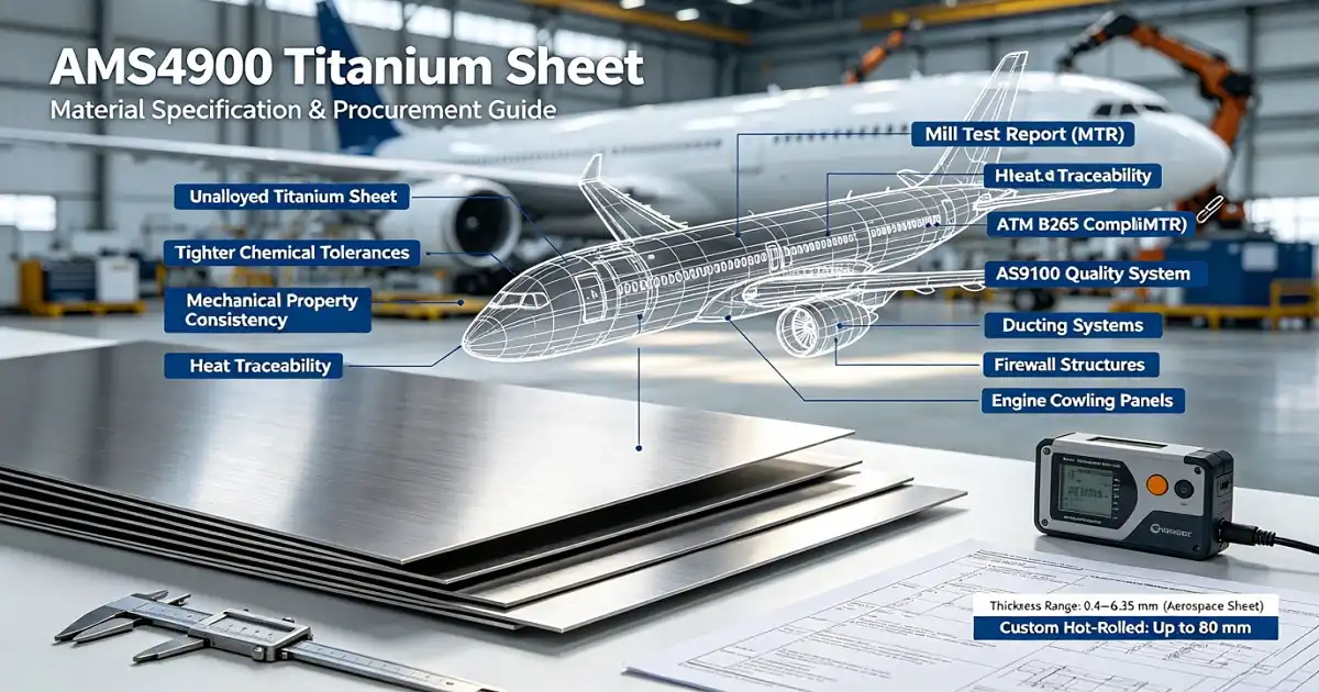How to Choose Titanium Sheet AMS4900 for Aerospace Procurement?