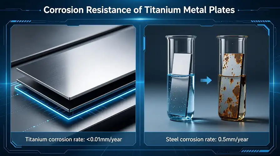 Corrosion Resistance of Titanium Metal Plate and Its Alloys