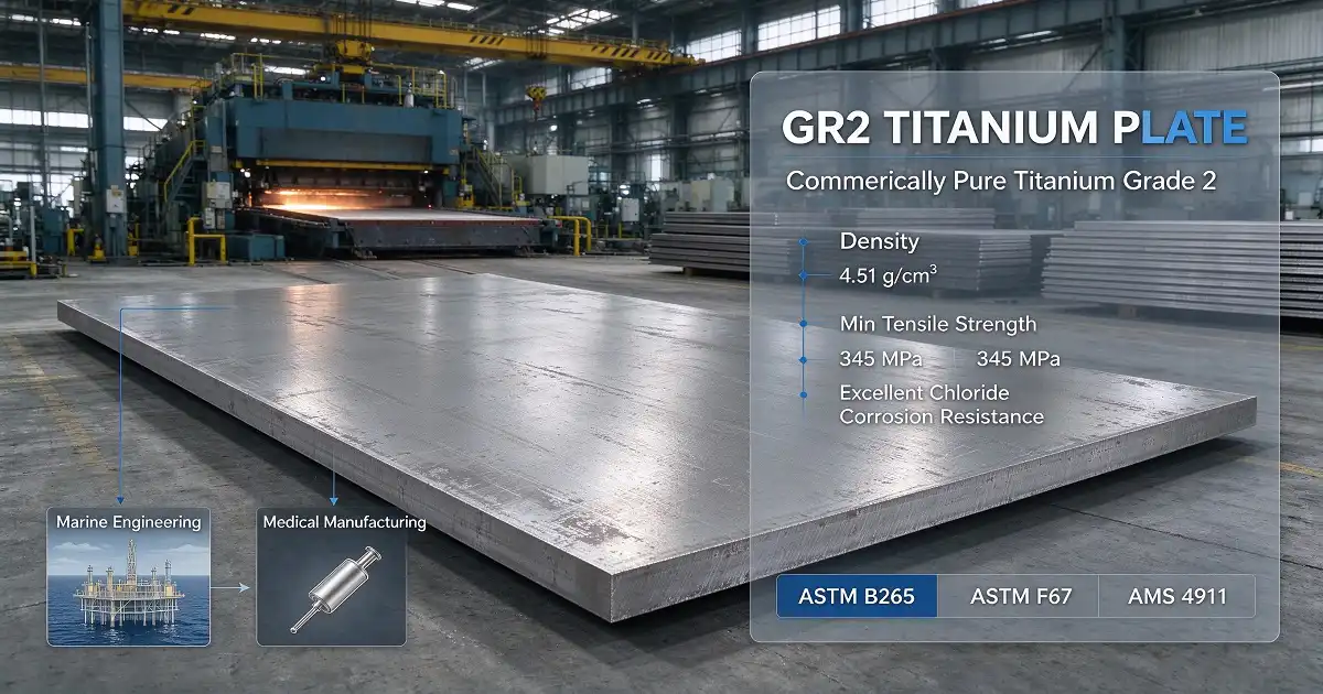 Why Gr2 titanium plate works for marine and medical builds