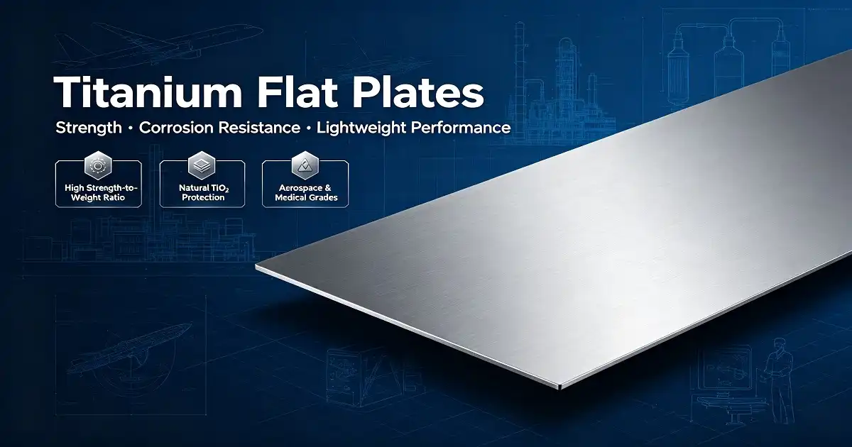 What are the advantages of a titanium flat plate?