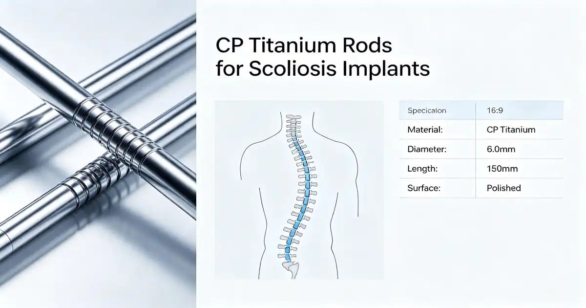 Why Use a CP Titanium Rod for Scoliosis?