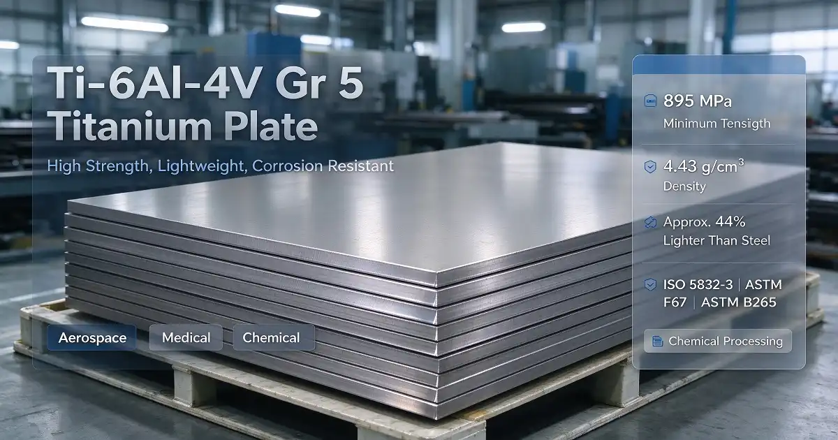 7 reasons engineers choose Gr 5 titanium plate for builds