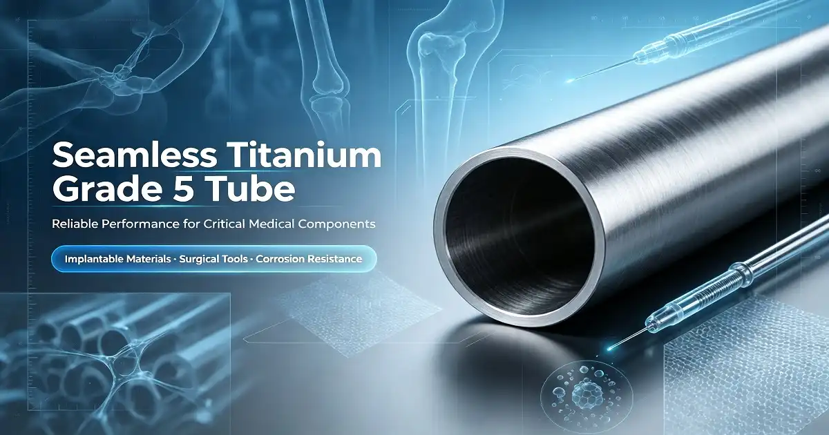 Titanium Grade 5 Seamless Tube for Medical Device Manufacturing
