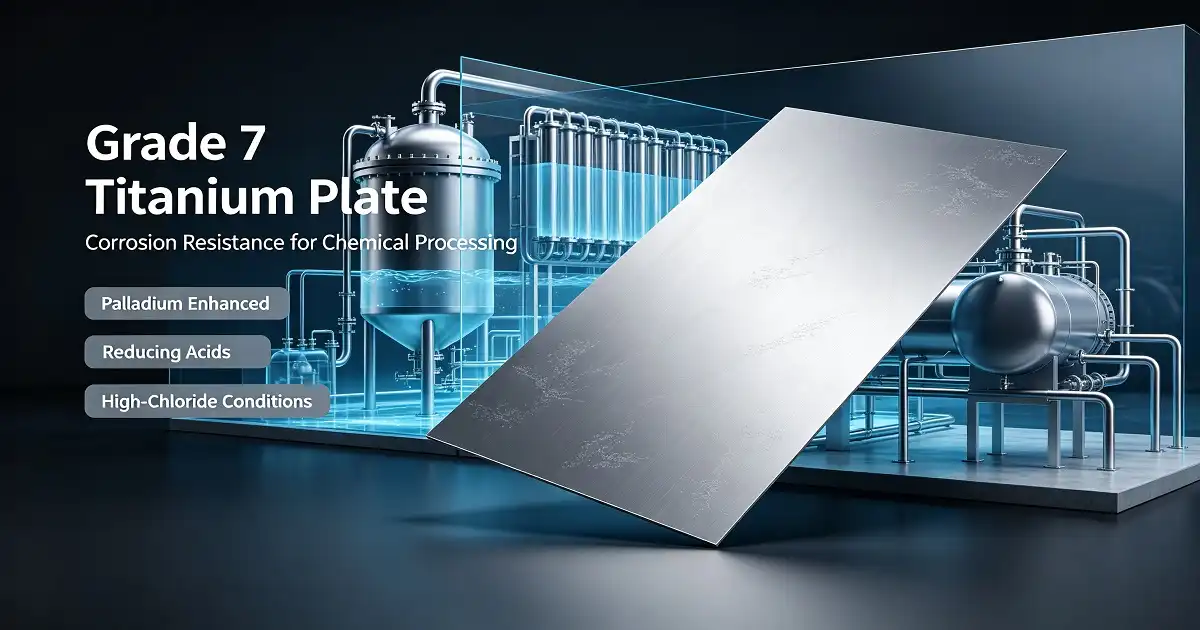 Applications Of Grade 7 titanium plate In Chemical Processing