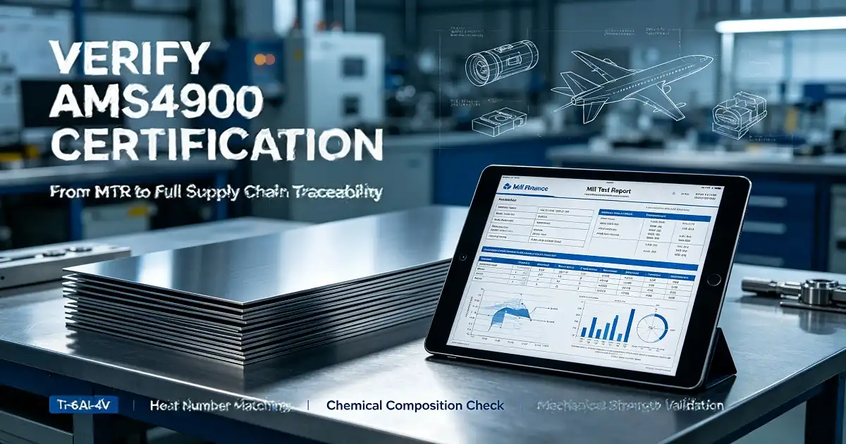 How to Verify AMS4900 Titanium Sheet Certification and Traceability