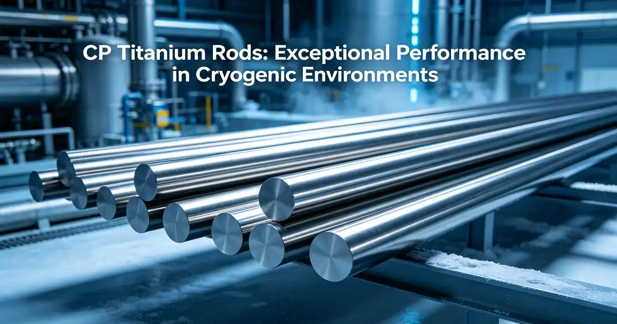 How does the CP Titanium rod perform in low – temperature environments?