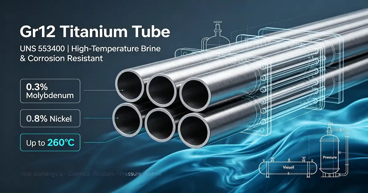 Gr12 Titanium Tube for Demanding Industrial Operations
