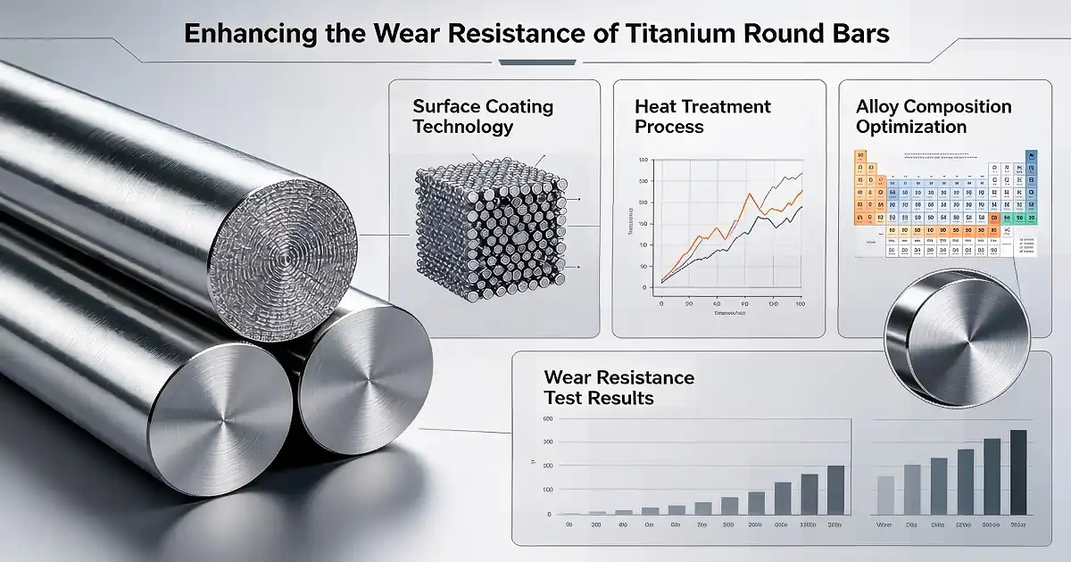 How to improve the wear resistance of titanium round rods?