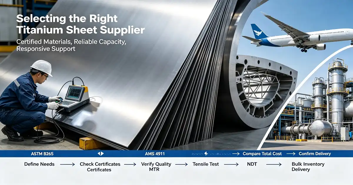 How to Compare Titanium Sheet Suppliers Before Placing an Order