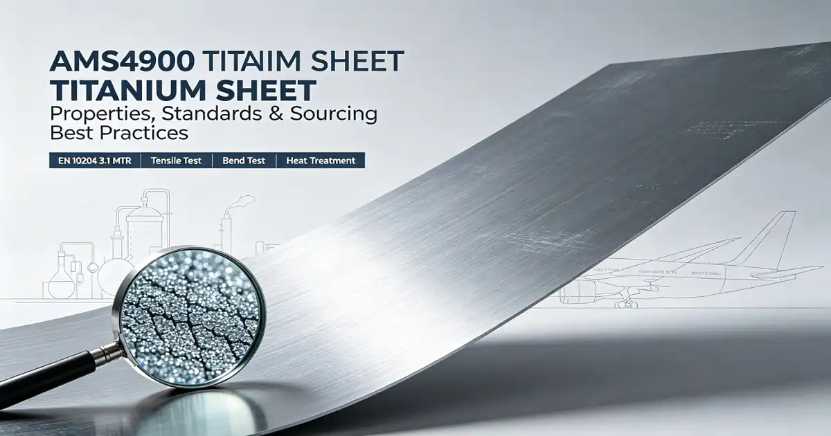 What Should Buyers Check Before Ordering Titanium Sheet AMS4900?