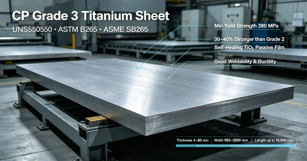 CP Grade 3 Titanium Sheet: Corrosion Resistance Explained