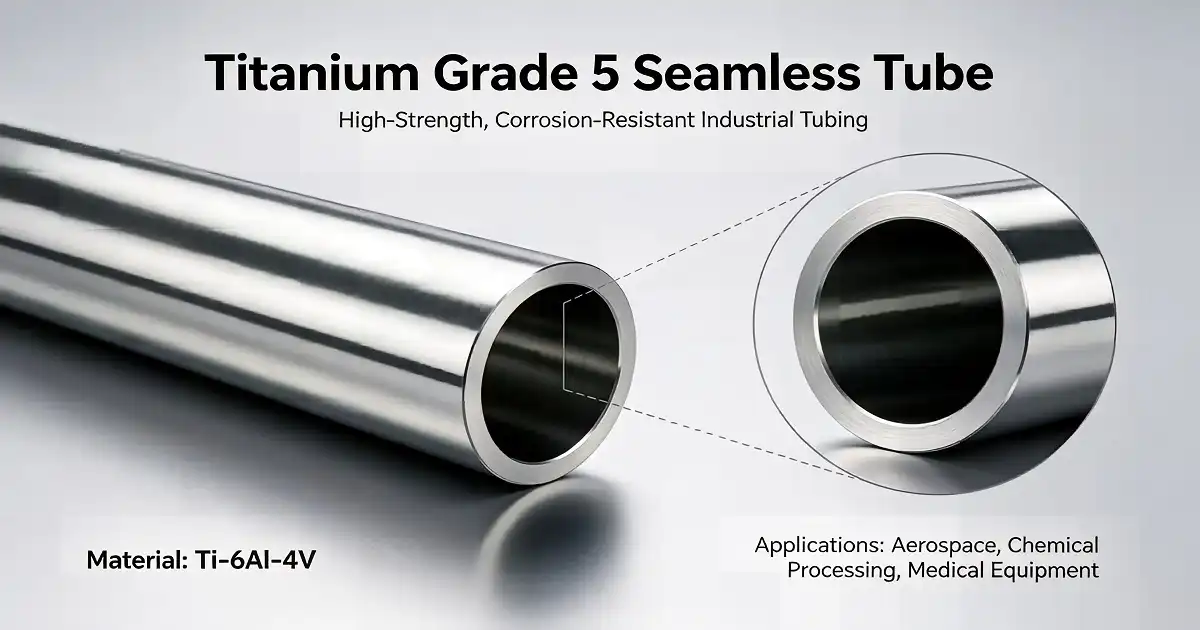 Titanium Grade 5 Seamless Tube for Precision Industrial Parts