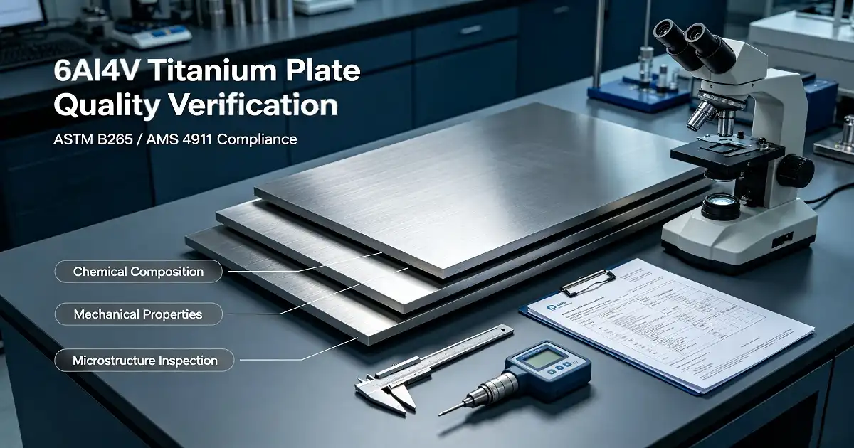How to Verify the Quality of 6Al4V Titanium Plate Before Buying