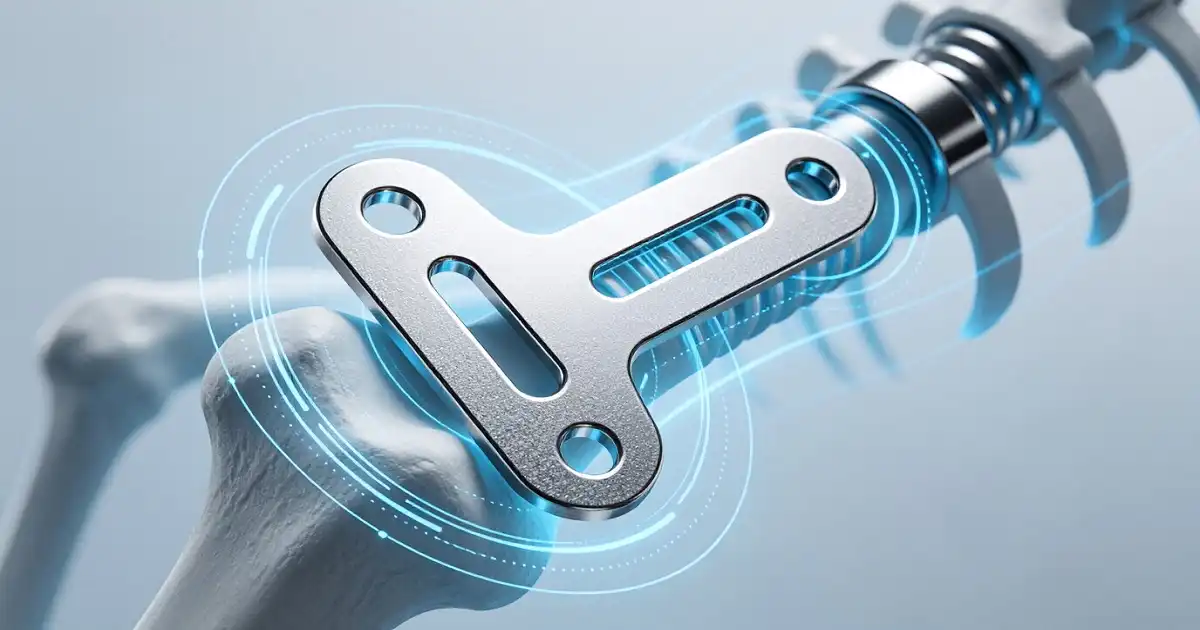 Can titanium plates be left in the body safely?