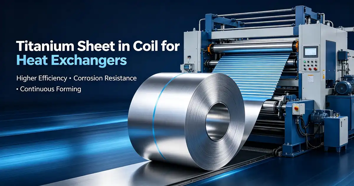 Why Use Titanium Sheet in Coil for Heat Exchanger Fabrication?