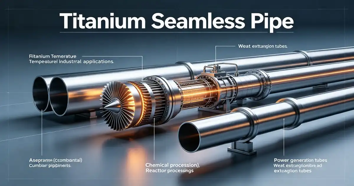 How does a titanium seamless pipe perform under high-temperature conditions?